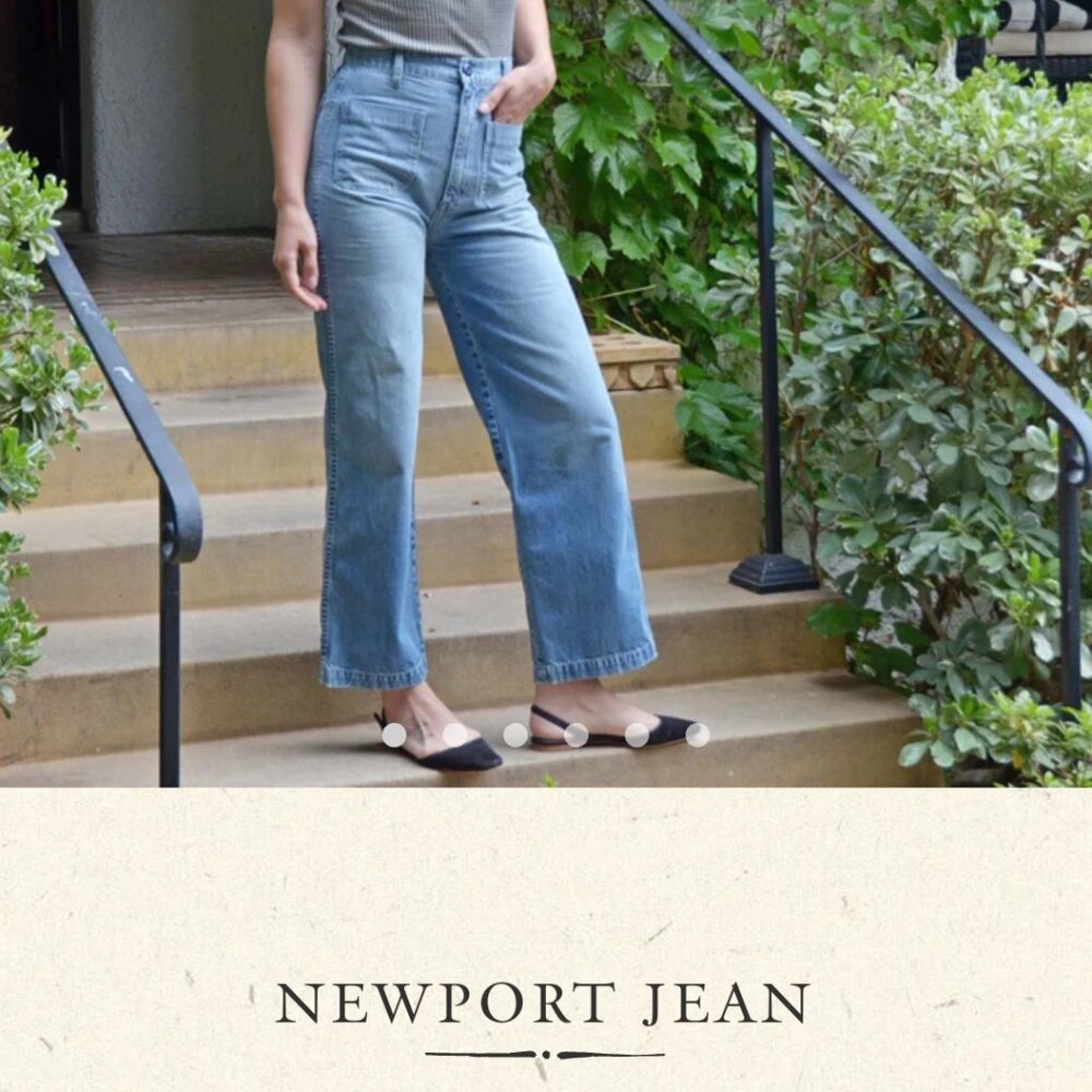 Doen Newport Jeans Albion Wash 30 NWT